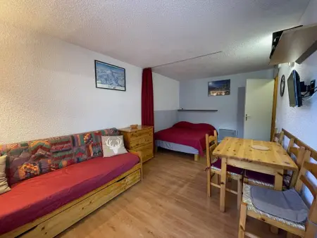 Studio 23m² Valmorel, animaux OK, vue station : photo 2