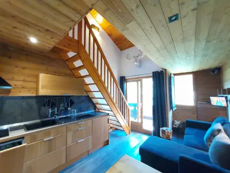 Appartement 6 pers. vue pistes - Accès direct ski : photo 2