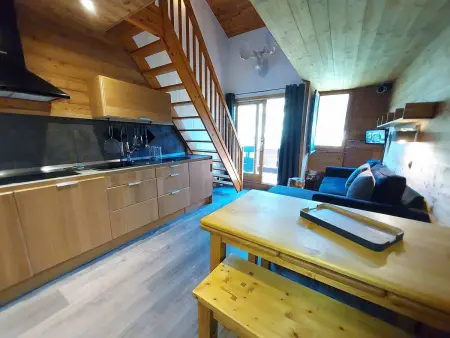Appartement 6 pers. vue pistes - Accès direct ski : photo 3