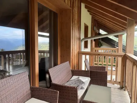 Duplex 7 pers. neuf, vue montagne - Valmorel : photo 18