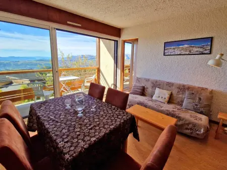 Location appartement à Saint Michel de Chaillol, Appartement convivial, animaux OK - Vue panoramique - 6 pers.