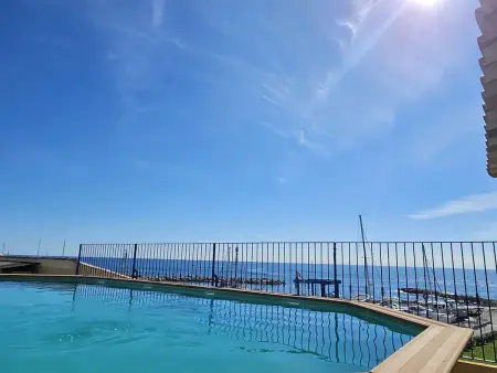 Appartement 4 pers. vue mer et port, piscine résidence