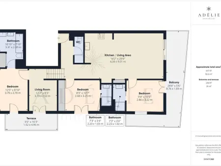 Appart 8 pers. Montvalezan-La Rosière, 90 m², spa inclus : photo 25