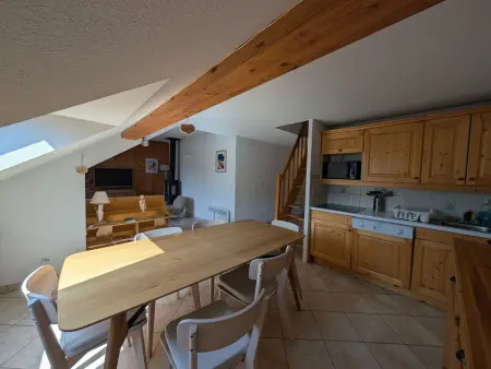 Duplex 6 pers. vue montagne à Montgenèvre : photo 3