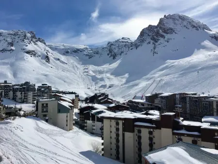 Studio 23 m² vue Grand-Motte, balcon sud - Tignes : photo 8