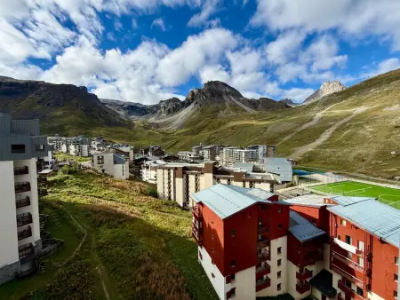 Studio 23 m² vue Grand-Motte, balcon sud - Tignes : photo 10