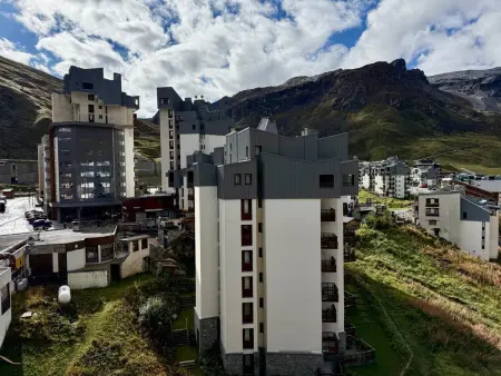 Studio 23 m² vue Grand-Motte, balcon sud - Tignes : photo 11