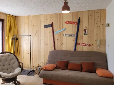 Studio panoramique Pra-Loup, 5 pers., vue montagne : photo 10