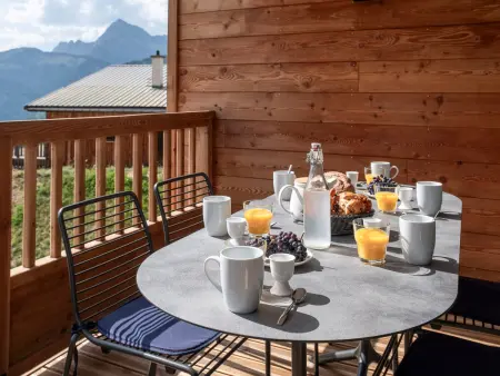 Appartement 6 pers. au pied des pistes - Vue Mont Charvin : photo 2