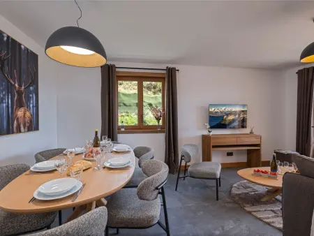 Appartement 6 pers. au pied des pistes - Vue Mont Charvin : photo 3