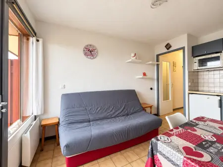 Studio cabine Cohennoz, vue Mont Charvin - 4 pers. : photo 4