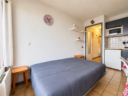 Studio cabine Cohennoz, vue Mont Charvin - 4 pers. : photo 8