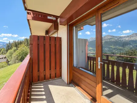 Studio cabine Cohennoz, vue Mont Charvin - 4 pers. : photo 9