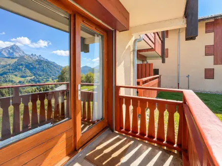Studio cabine Cohennoz, vue Mont Charvin - 4 pers. : photo 13