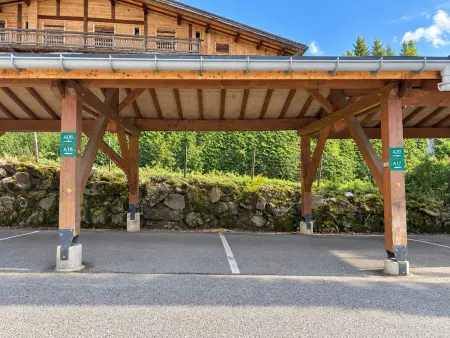 Studio cabine Cohennoz, vue Mont Charvin - 4 pers. : photo 15