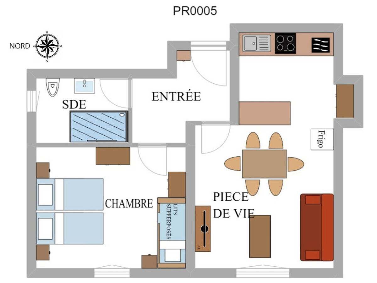 Appartement 6 pers. animaux admis à Lanslevillard - Photo 6