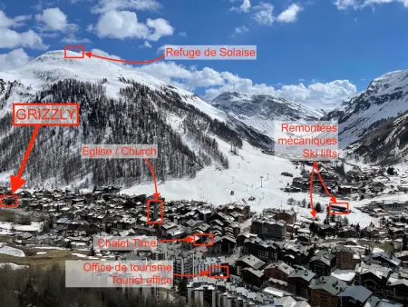 Appartement Grizzly - 6 pers. à 100m des pistes : photo 18