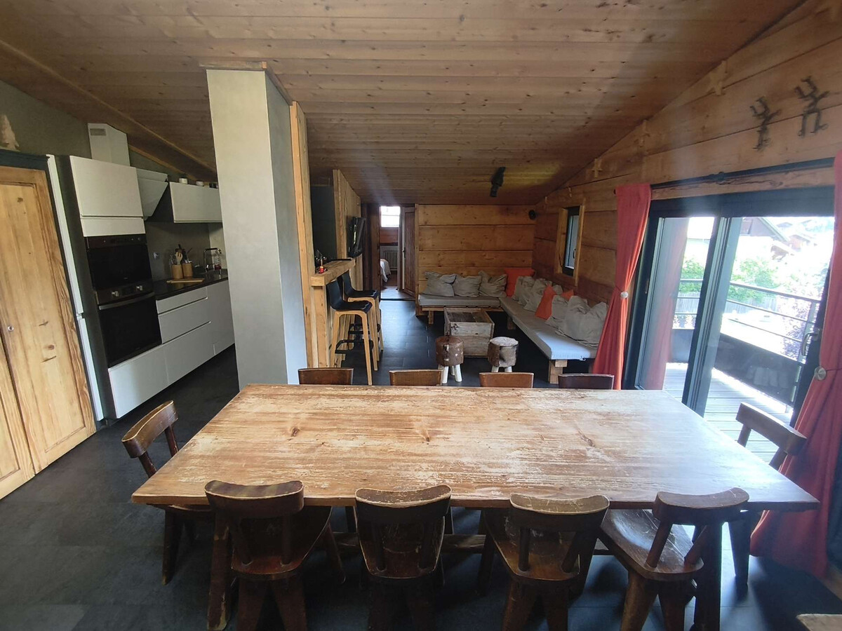 Appartement 12 pers., 6 chambres vue village et pistes - Photo 11