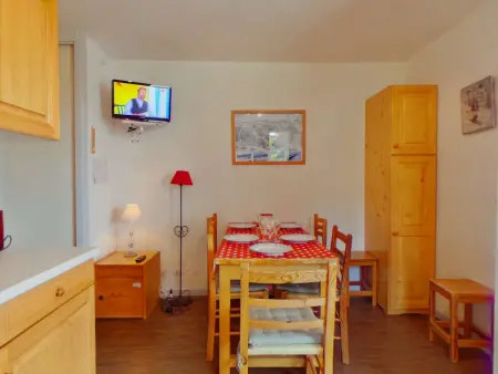 Studio cabine 5 pers aux Saisies, balcon sud : photo 2