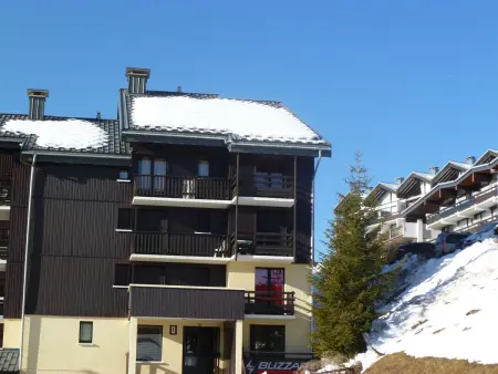 Studio cabine 5 pers aux Saisies, balcon sud : photo 11