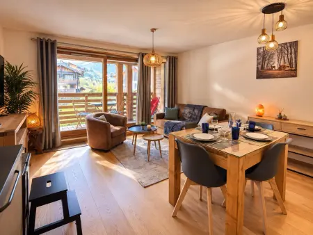 Appartement 4 pers. au cœur des Gets, balcon et ski : photo 3