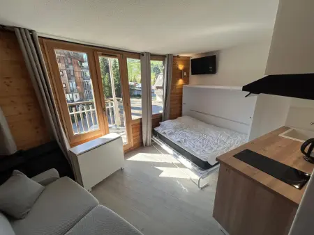 Appartement rénové 4 pers. avec balcon à Avoriaz : photo 2