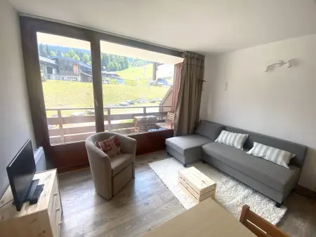 Appartement 7 pers. vue pistes - Balcon sud Morillon : photo 3