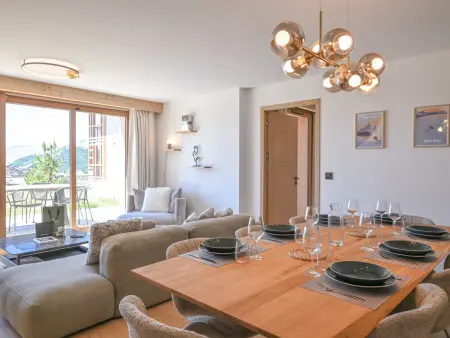 Appartement Phoenix B02 – Terrasse 27 m², accès ski pieds : photo 4