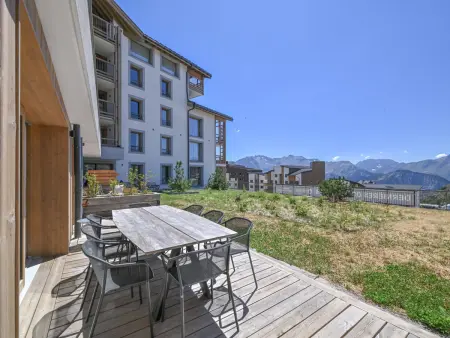 Appartement Phoenix B02 – Terrasse 27 m², accès ski pieds : photo 14