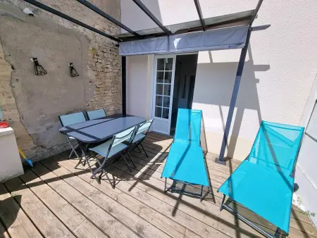 Appartement 4 pers. terrasse sud face à la mer