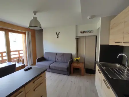 Duplex moderne 6 pers. à Vars, vue montagne et ski aux pieds : photo 4