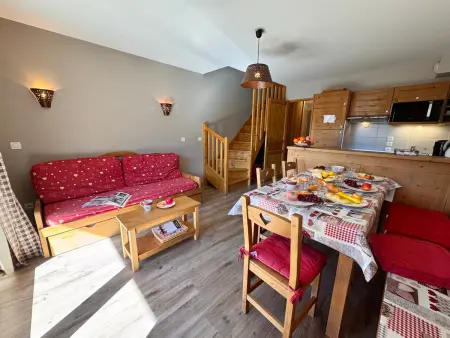 Duplex 60m² vue montagne, piscine résidence - 8 pers. : photo 1