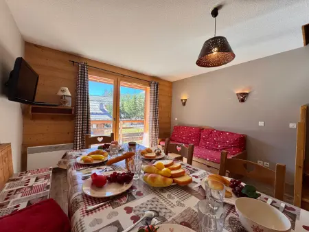 Duplex 60m² vue montagne, piscine résidence - 8 pers. : photo 5