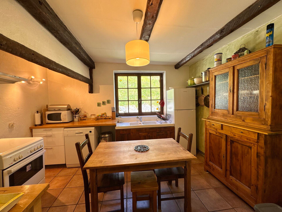 Appartement XIXe siècle vue vallée à Vars, 10 pers. - Photo 12