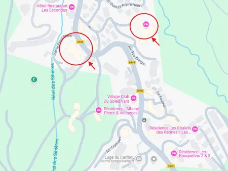 Studio 5 pers. à Vars, vue mélèzes et accès pistes : photo 24