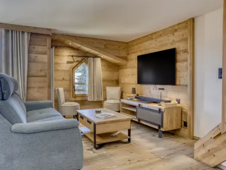 Duplex vue Mont-Blanc, ski aux pieds aux Saisies : photo 3