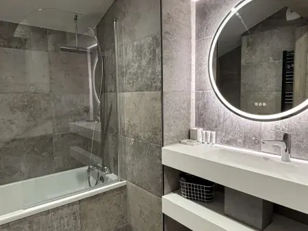 Appart 10 pers. 4 chambres vue Beaufortain + spa : photo 7