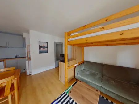 Appartement central aux Rousses, wifi et parking : photo 3