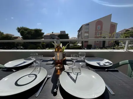 Appartement 4 pers. à 600m de plage - Terrasse : photo 7
