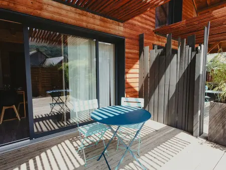 Appartement 6 pers. à Sailhan - Terrasse, poêle : photo 16