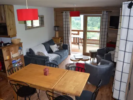 Duplex 8 pers. à Arêches-Beaufort, garage et raclette : photo 1