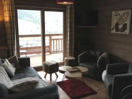 Duplex 8 pers. à Arêches-Beaufort, garage et raclette : photo 2