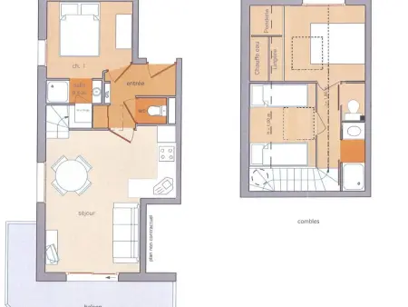 Duplex 8 pers. à Arêches-Beaufort, garage et raclette : photo 11