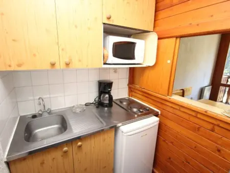 Studio 3 pers. avec balcon à Valfréjus, près des pistes : photo 3
