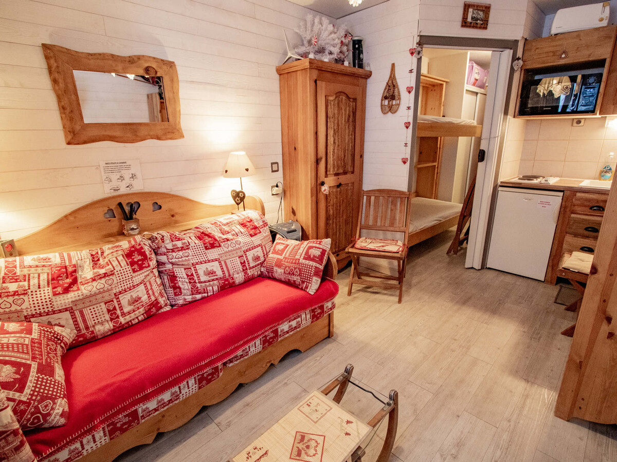 Studio 20m² avec balcon à Valfréjus, 3 personnes - Photo 2