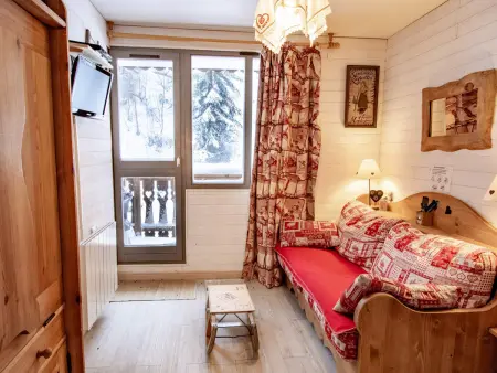 Studio 20m² avec balcon à Valfréjus, 3 personnes