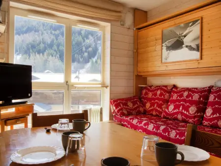 Location appartement à Villarodin Bourget, Appartement chaleureux, vue sur piste - 4 pers.