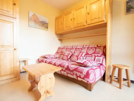 Studio cabine 4 pers. avec balcon à Villarodin-Bourget : photo 4