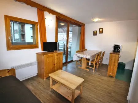 Appartement 3 pièces 6 pers., terrasse sud à Villarodin-Bourget