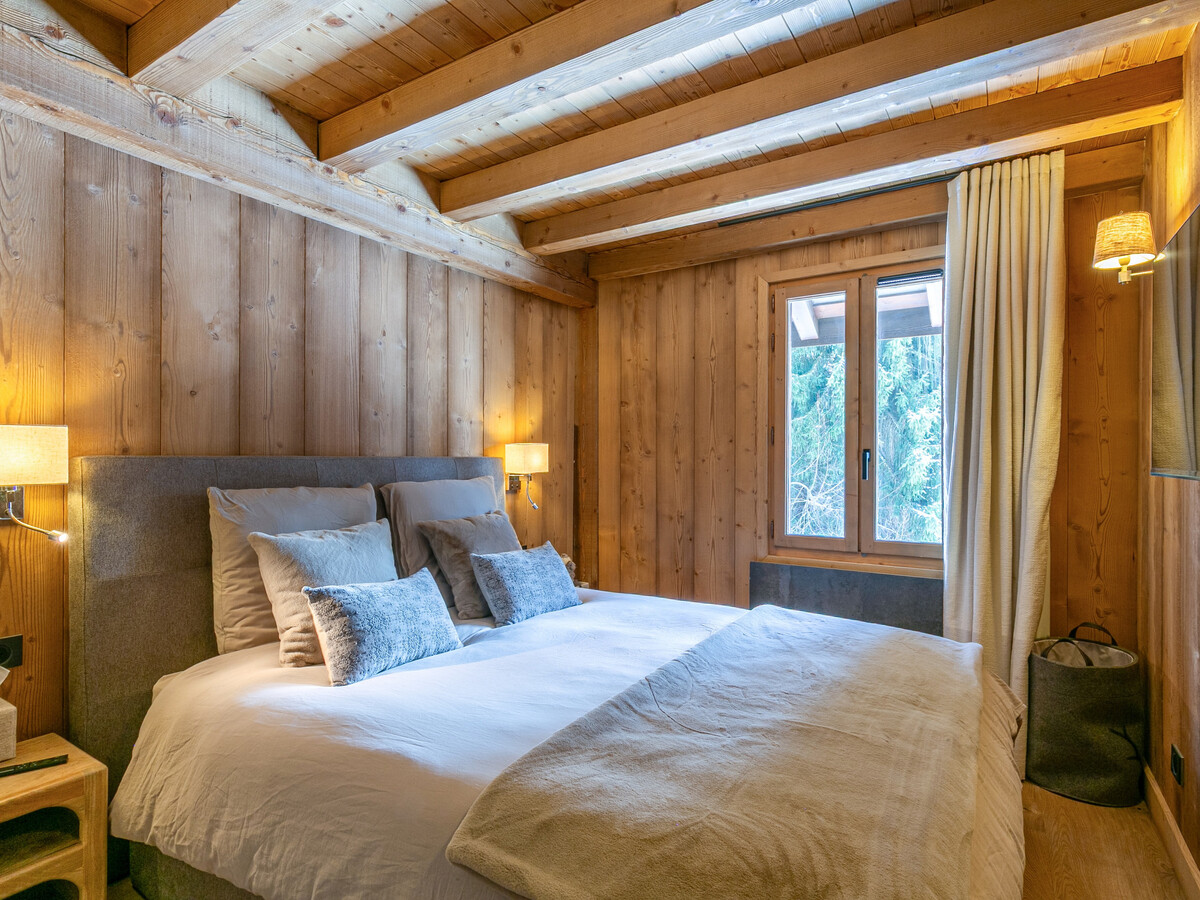 Demi-ferme 14 pers., 5 chambres vue village à Megève - Photo 17